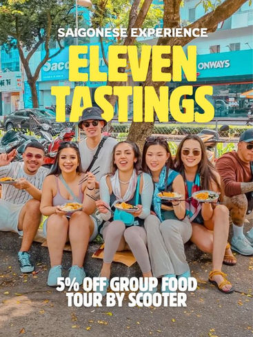 5% Off Eleven Tastings Food Tour by Scooter at Saigonese Experience, Ho Chi Minh