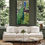 Thumbnail: "The Magnificent Peacocks" Oil on canvas 24x48