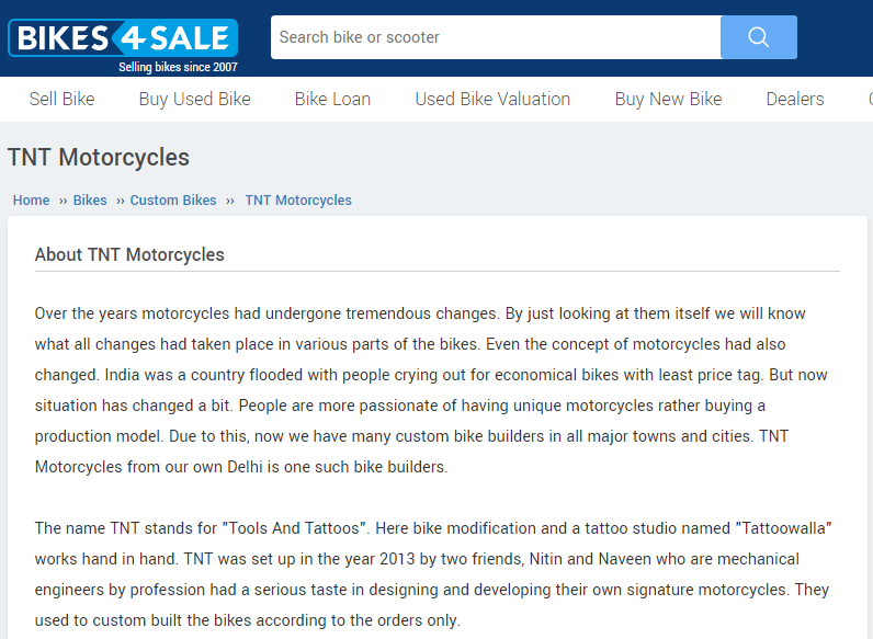 Bike4Sale