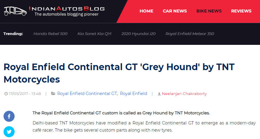 India Auto Blog