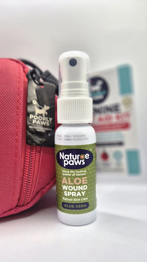 Naturae Paws Aloe Wound Spray | Poorly Paws