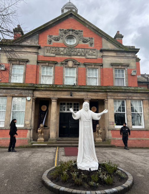 The former orphanage (emphasis on “former”).