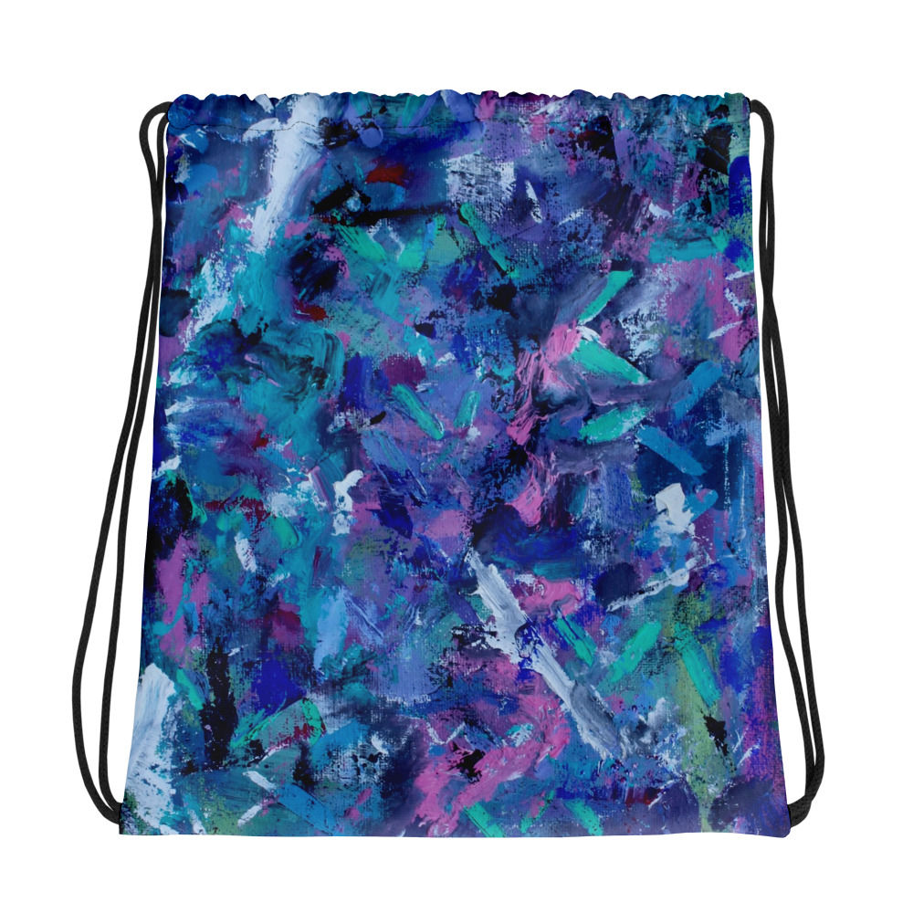Abstract Solana Drawstring bag
