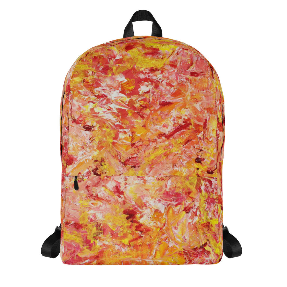 Orange Lightening Backpack