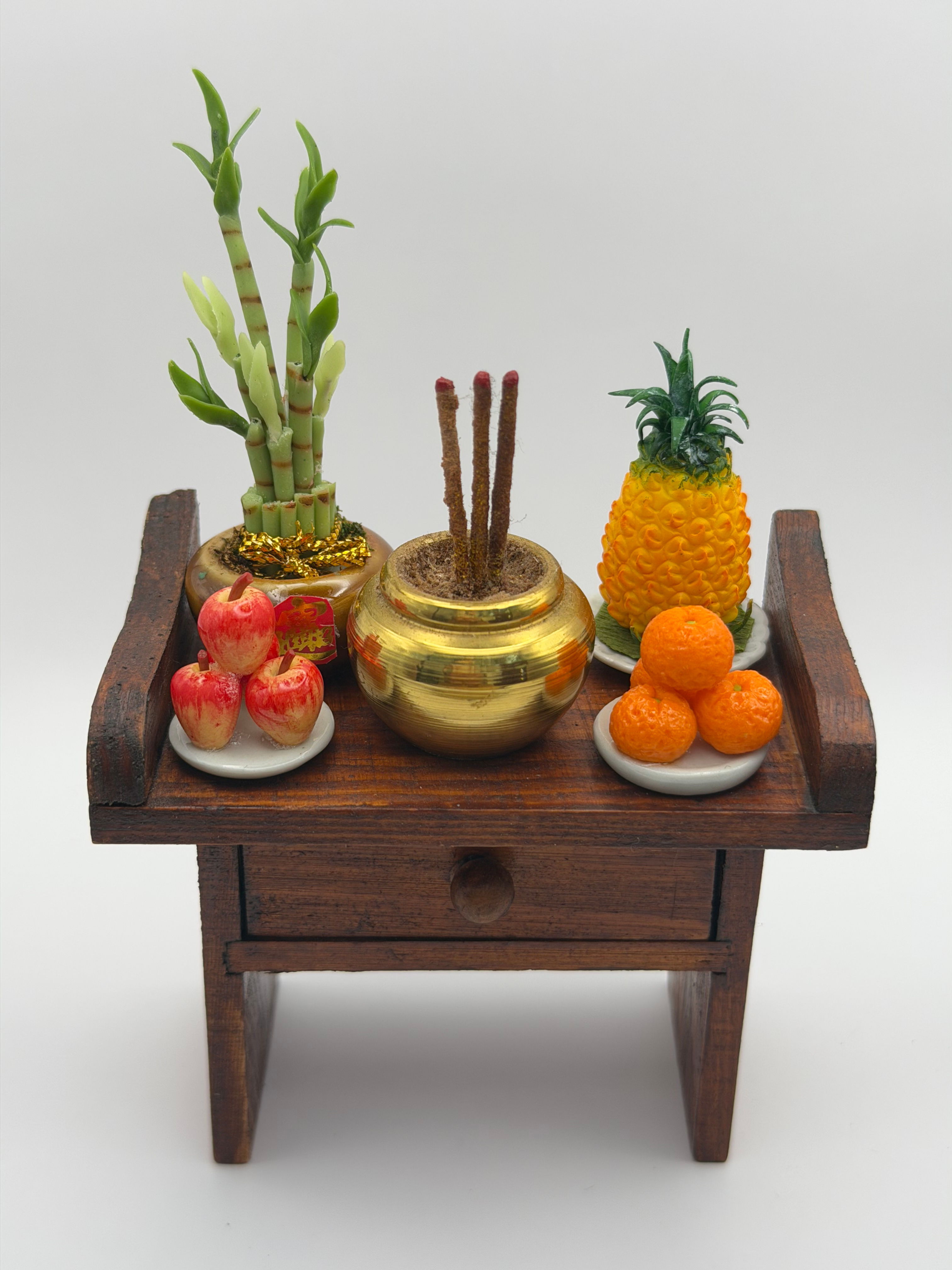 Harmony and Auspicious Set A - Vegetarian (Miniature Clay)