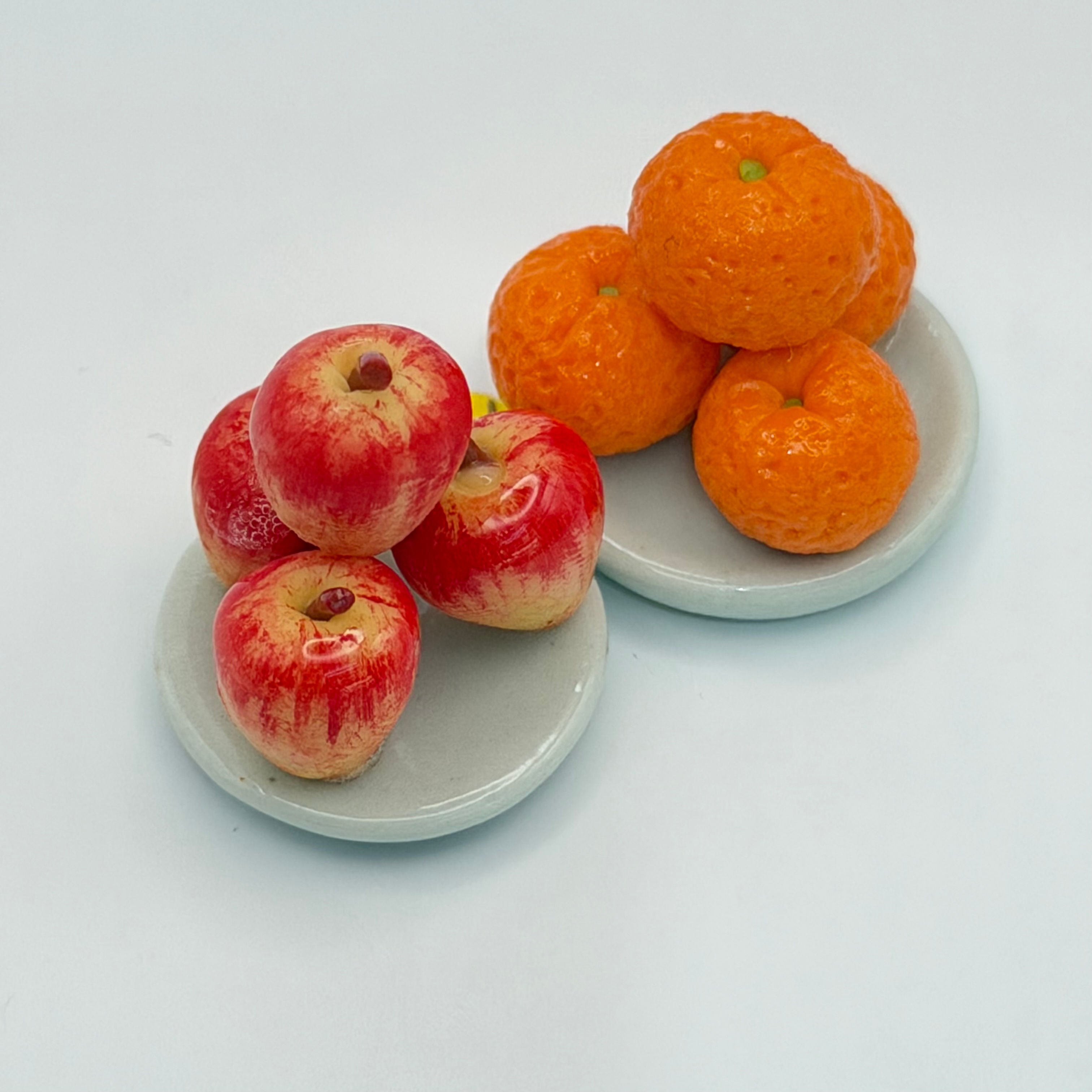 Mini Clay Orange and Apple Set