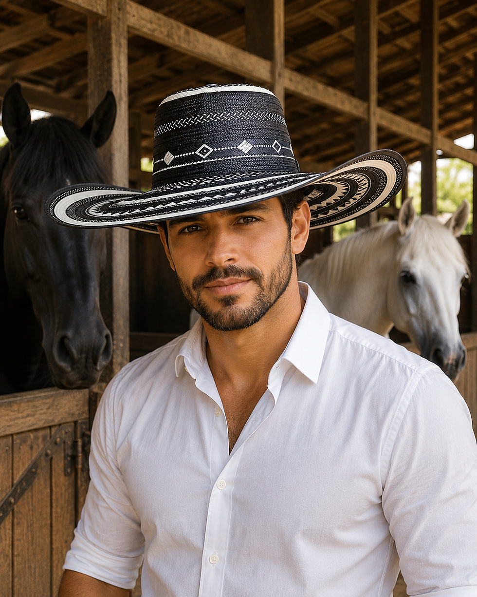 Miniatura: Sombrero Vueltiao Diamante Negro Edición Especial