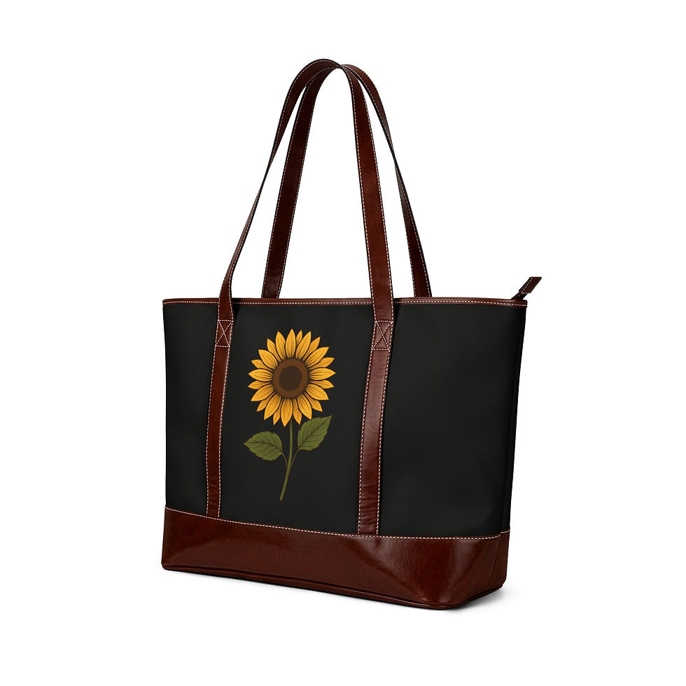Thumbnail: Solenne Tote – Ecru (Black)