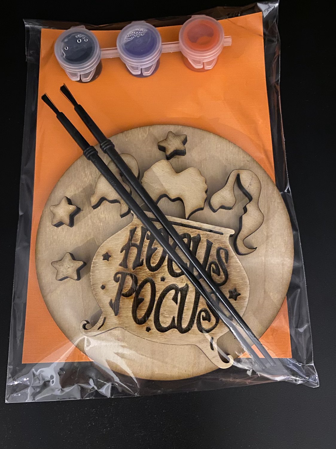Halloween Kids Paint Magnet Craft Kit