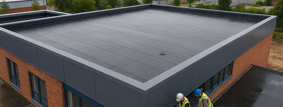 EPDM commercial flat roof systems