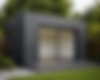 Standing seam metal on a garden room clad with aluminium in Dublin