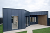 Aluminium facade cladding on an extension in Drogheda