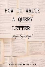 How to write a successful query letter