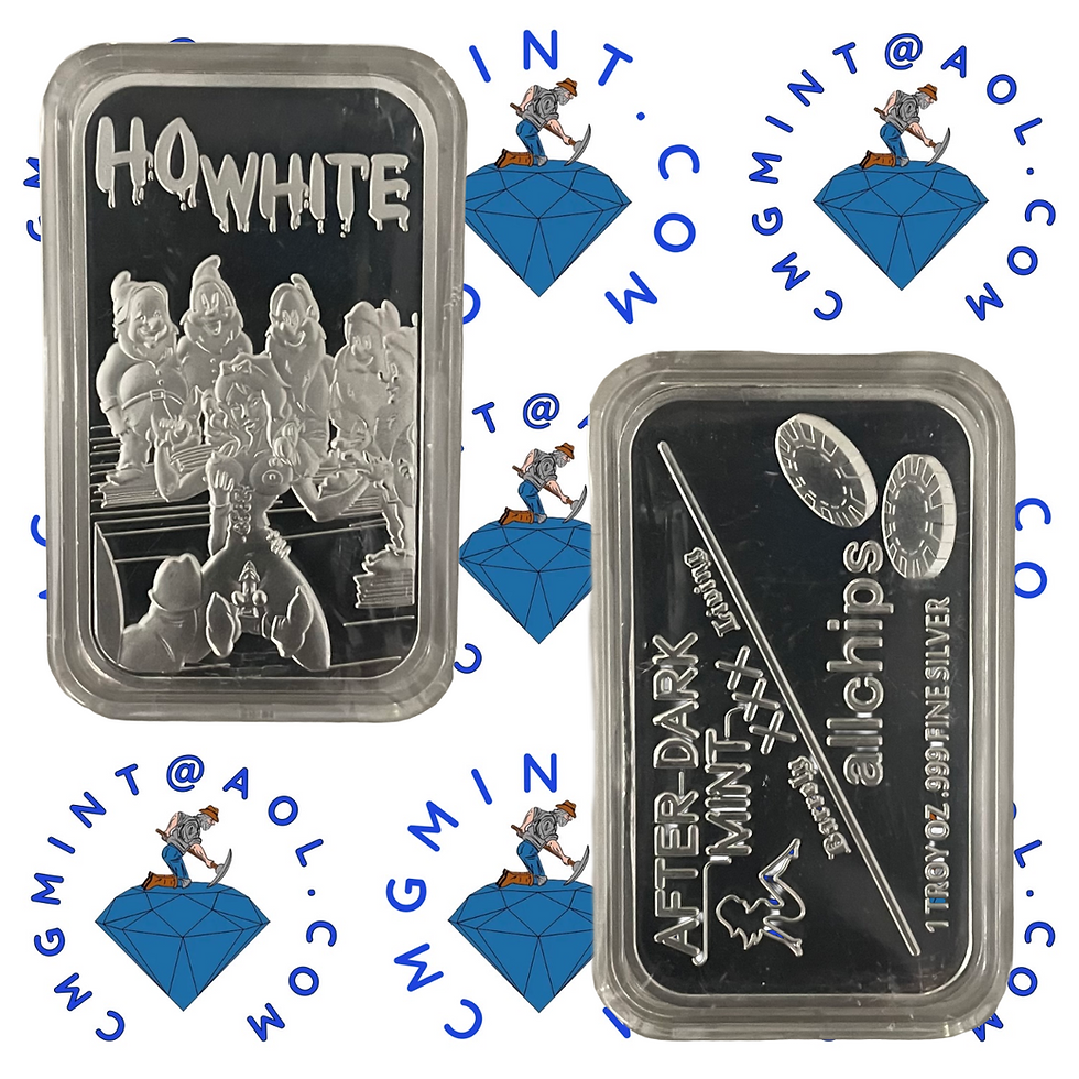 Snow White (Ho White) parody XXX silver bar