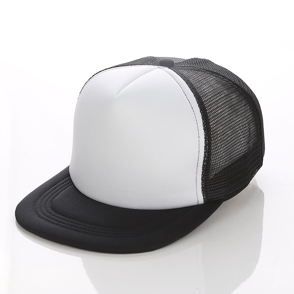 Thumbnail: WD498: Flat Bill Mesh Hat