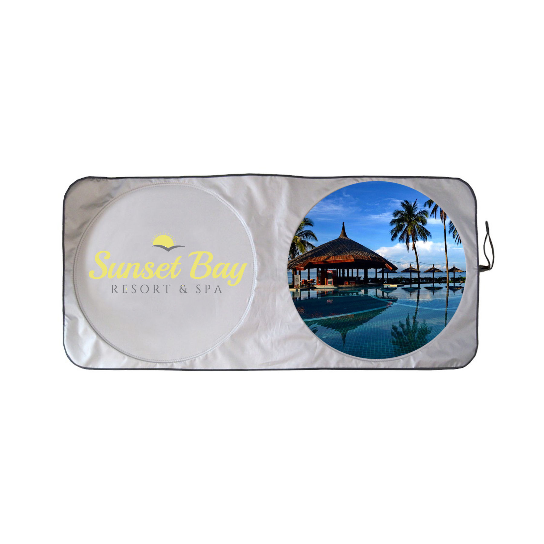 WD353: Full Color Two-panel Sunshade
