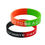 Thumbnail: WD040: Color-filled Debossed 2-color Silicone Bracelet