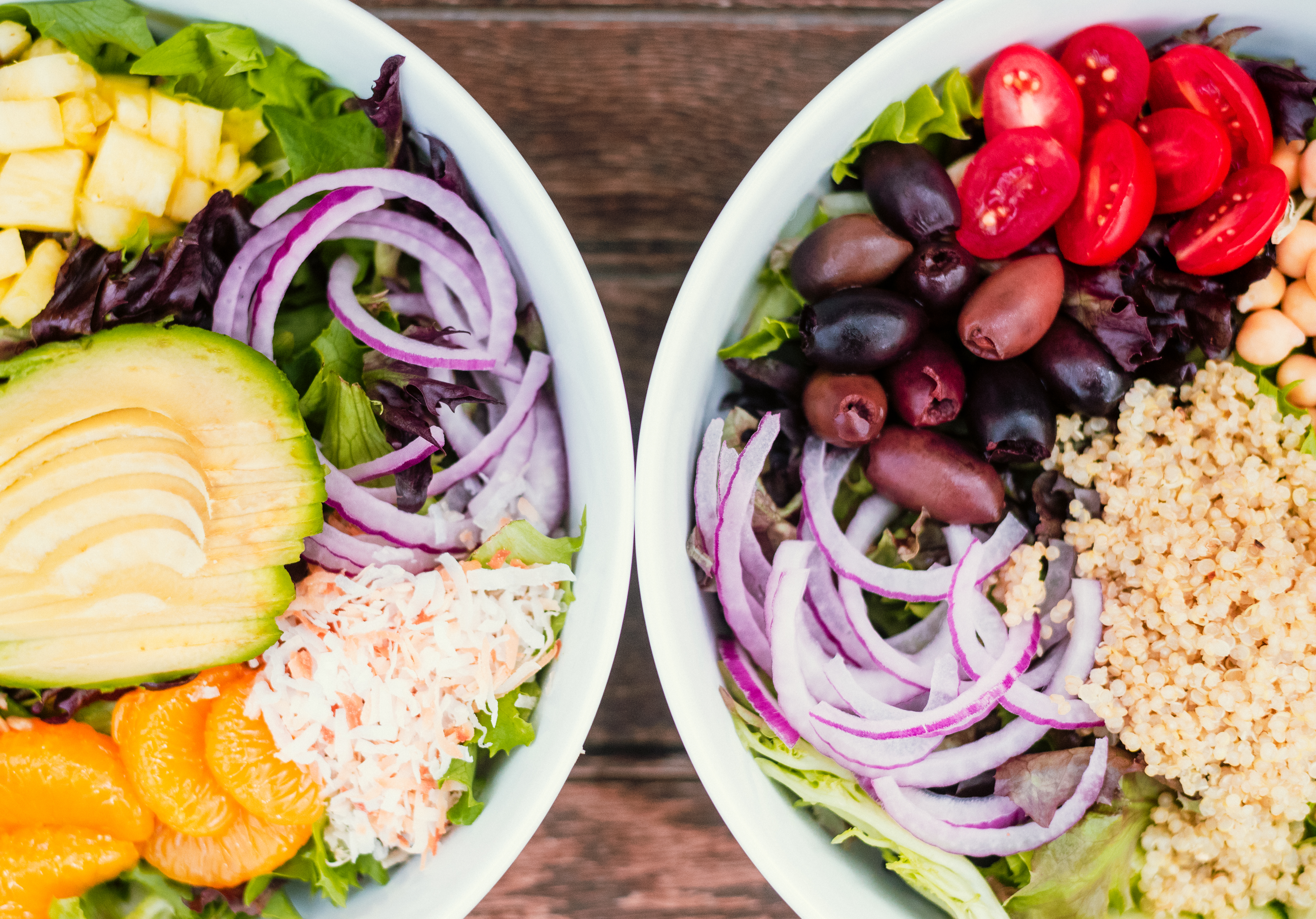 Arranged Food and Objects