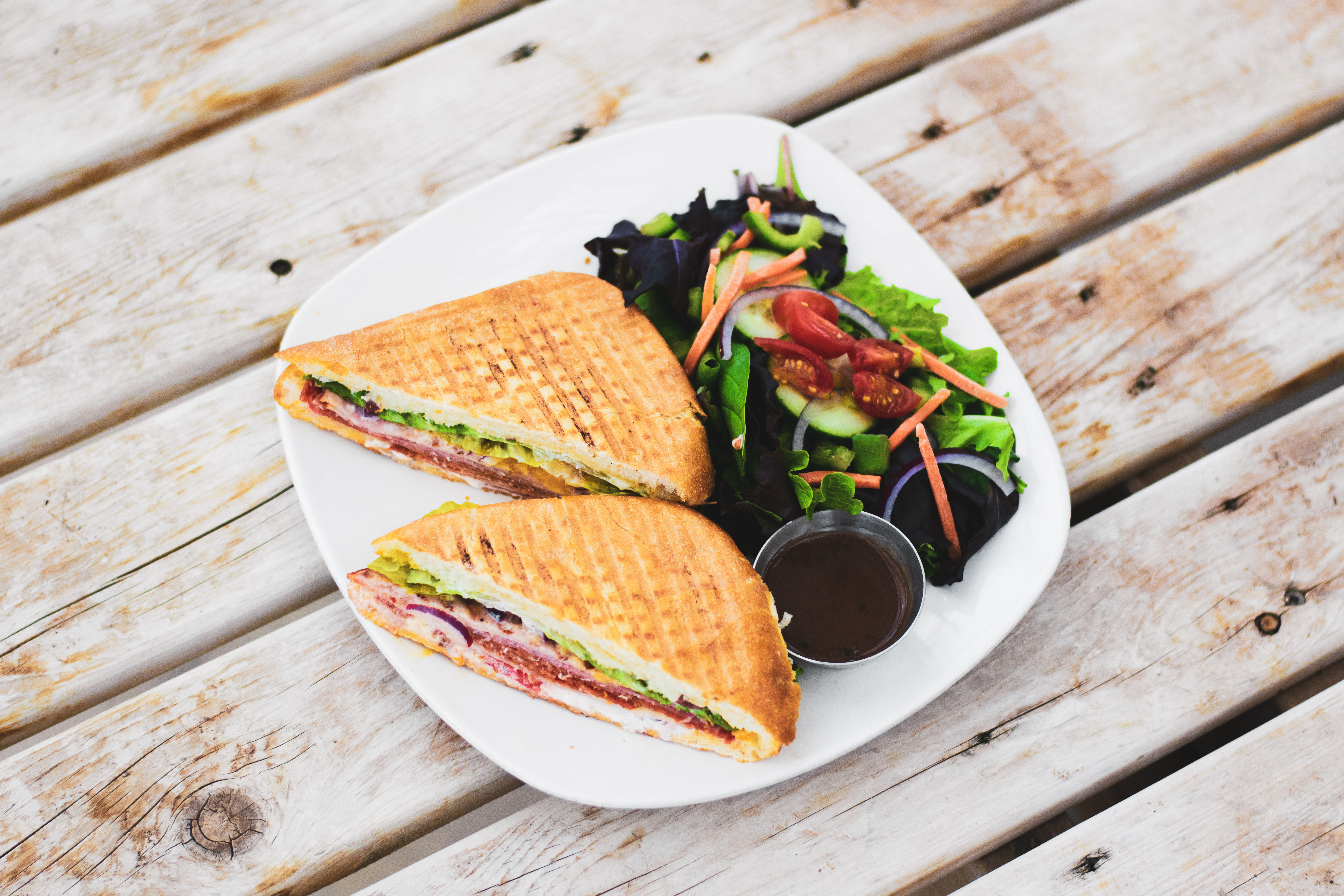 Arranged Food and Objects