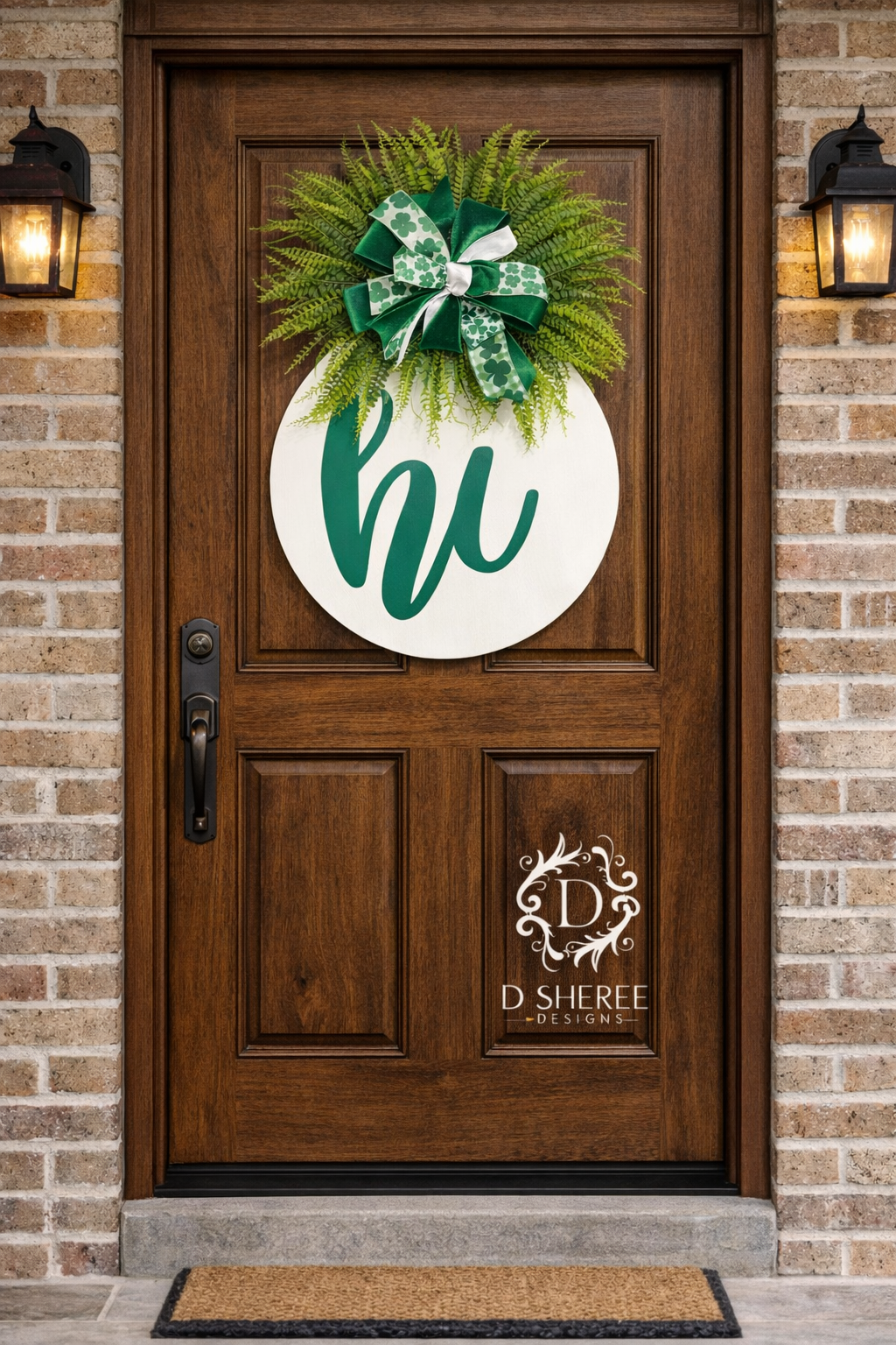 Lucky Hi Welcome Door Hanger - 18"