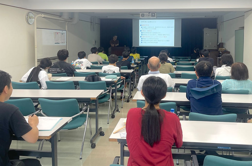 近畿大学附属新宮高等学校・中学校科学部のみなさんが来訪されました