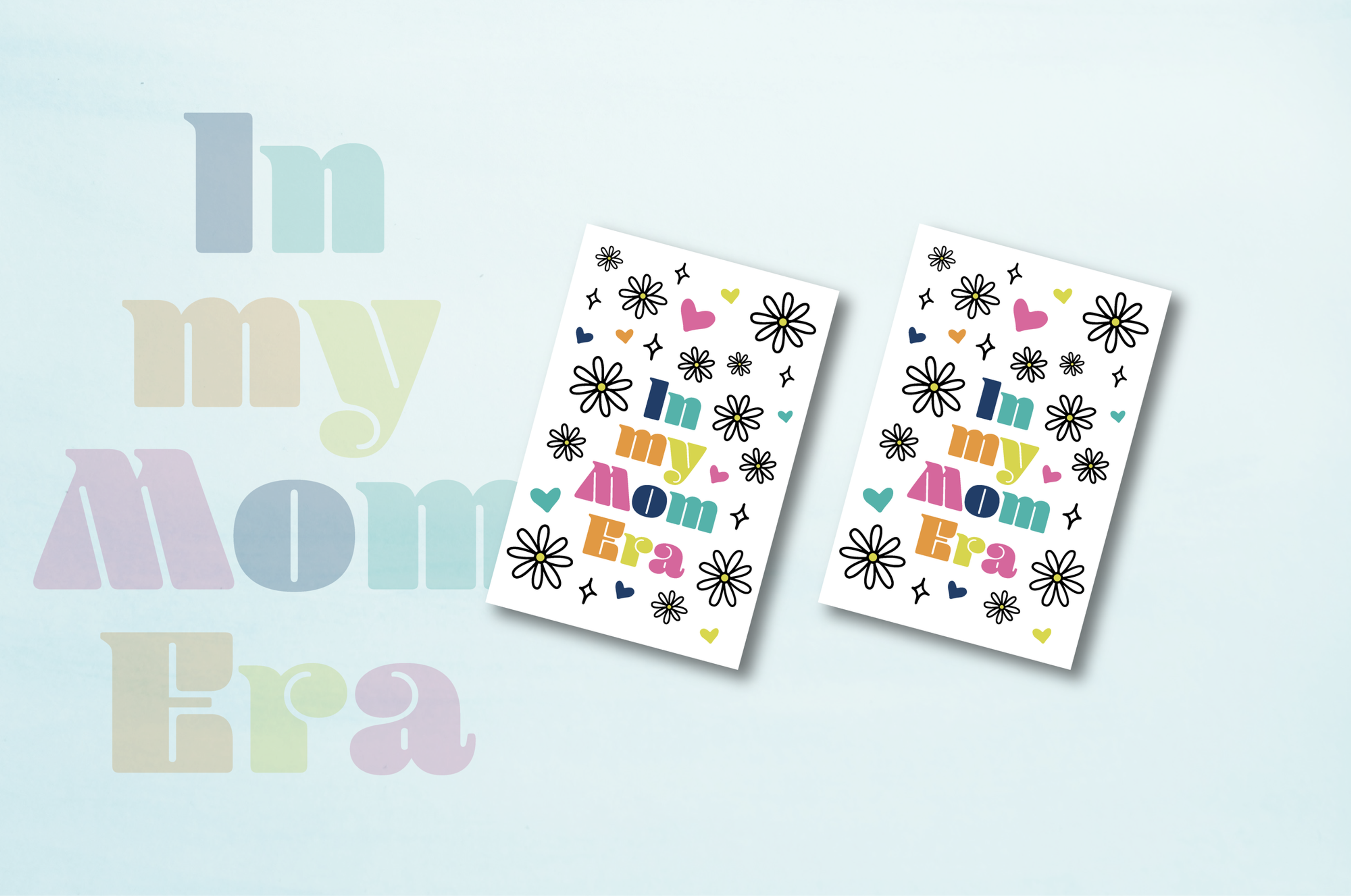 In My Mom Era - Cookie Cards, Tags, Toppers (2x3 inches)