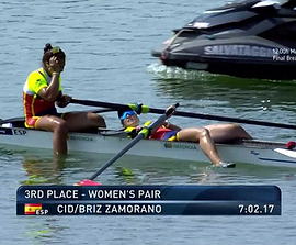 Bronce de Aina Cid y Esther Briz