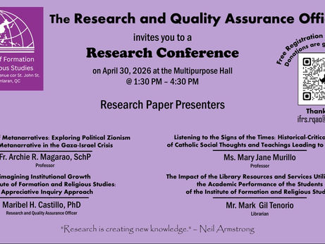 IFRS Research Conference - April 30, 2026