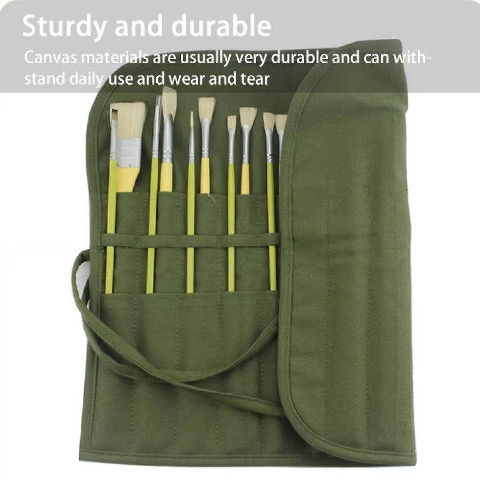 Thumbnail: Canvas Roll Up Artist Brush Case | 22 Slots | Compact Design