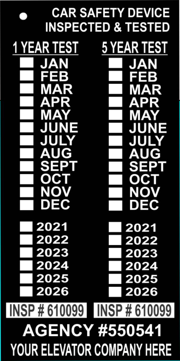 annual-safety test-tag-1 year-5 year