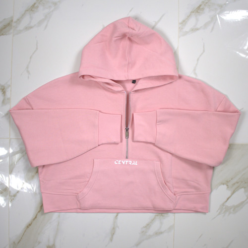 Women's oversized 1/2 zip hoodie | Mysite