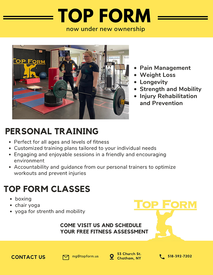 Fitness Personal And Performance Training Chatham
