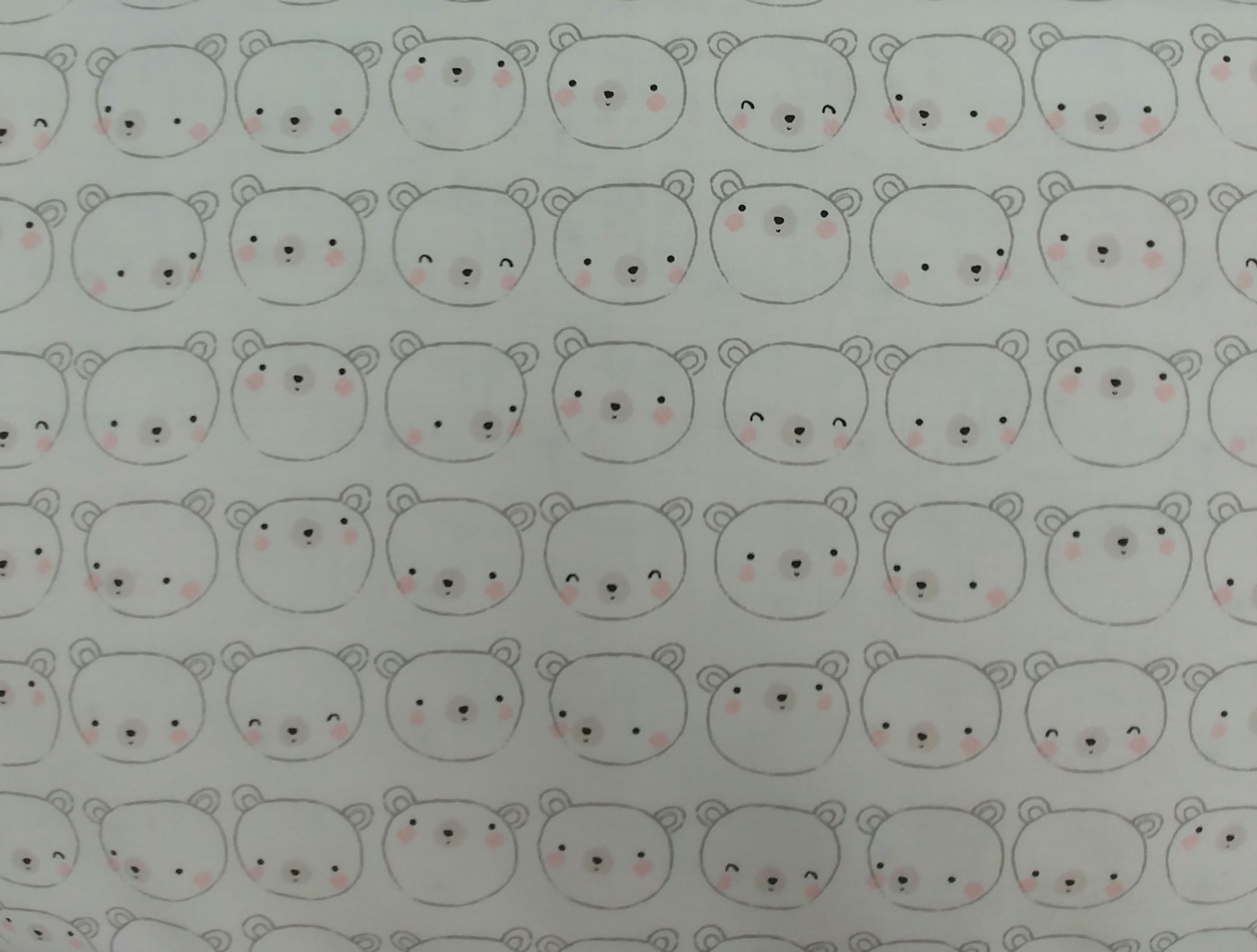 D is for Dream little bear fabric by the yard