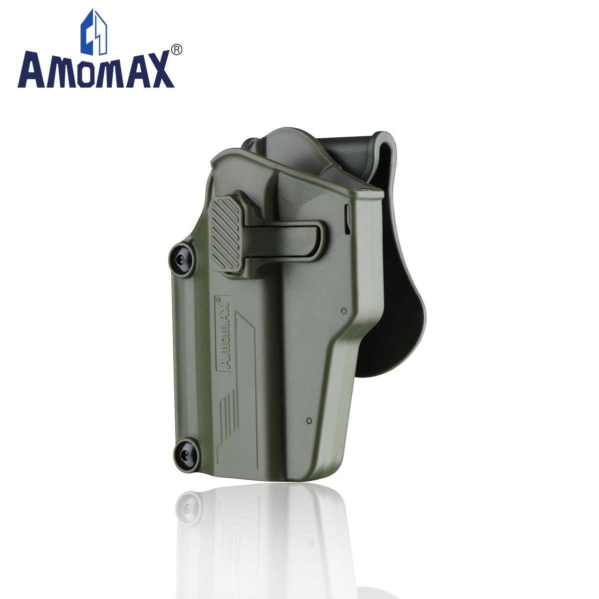 Funda Holster Universal Verde Olivo para pistola mano izquierda