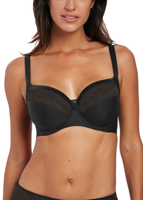 Fantasie Illusion Black Uw Side Support Bra