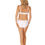 Thumbnail: Amoena Karolina Padded Non Wired Mastectomy Bra - White / Light Nude