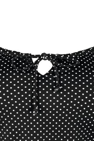 Thumbnail: Amoena Romantic Downtown Swimdress - Black/White dots