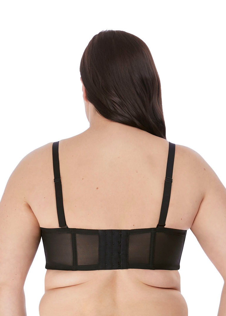 Thumbnail: Elomi Smooth Black Underwired Moulded Strapless Bra