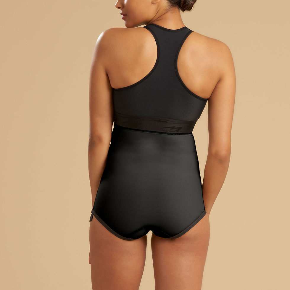 Thumbnail: Marena High Waist Girdle Bikini Length With Zip