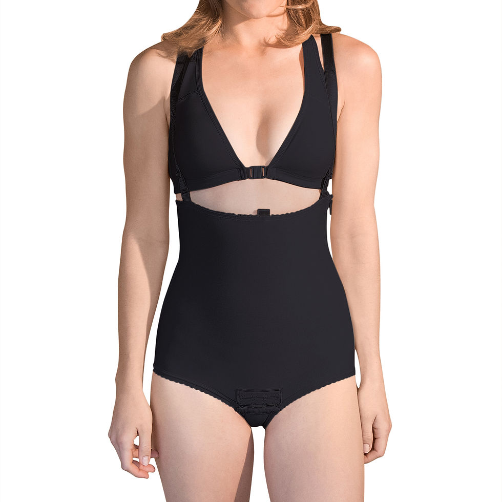 Thumbnail: Marena Girdle With Suspenders Bikini Length With Zip