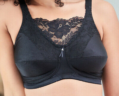 Trulife Jessica Cami Non Underwire Mastectomy Bra Black 4019