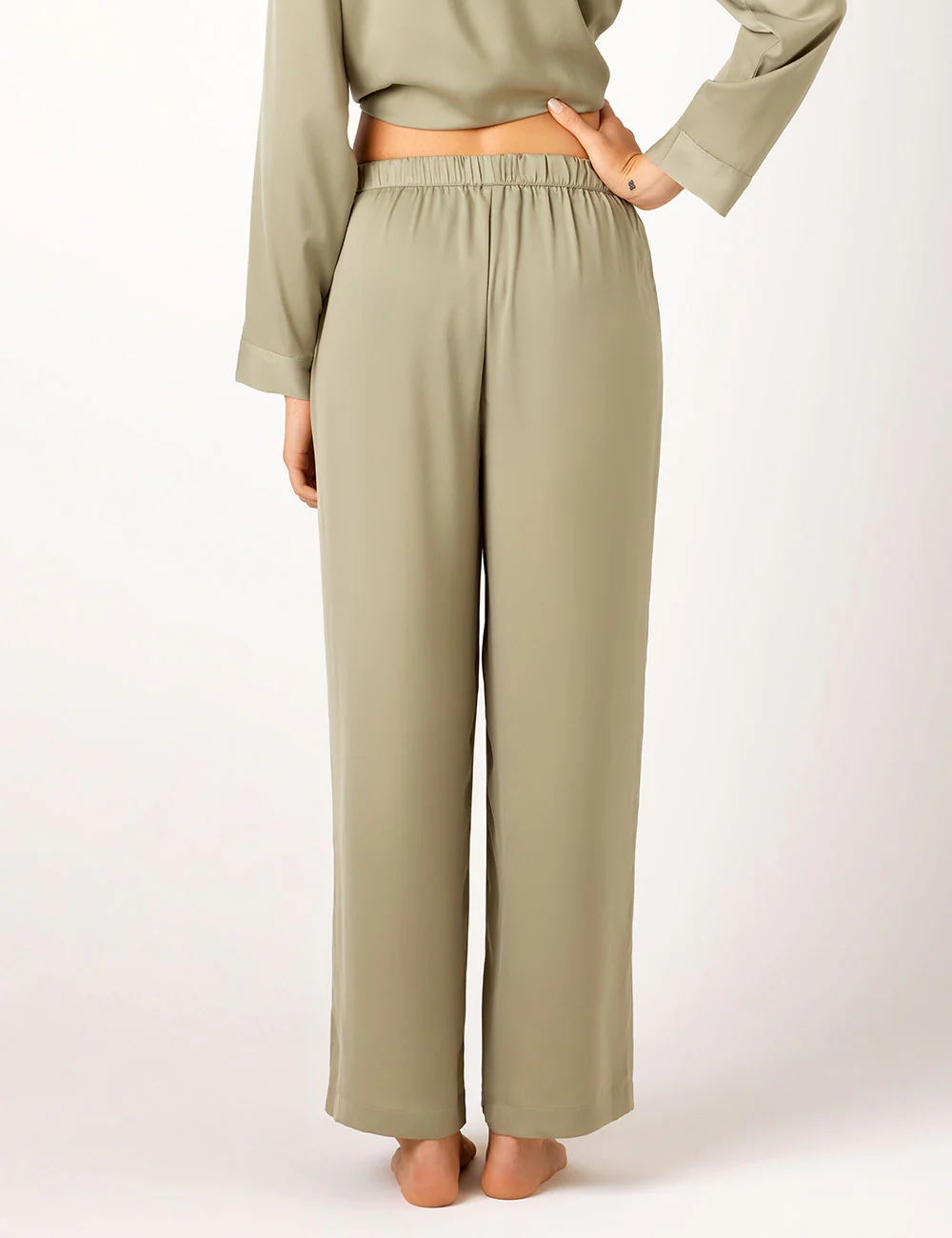 Ambra Lounge Recycled Poly Satin Sleep Pant