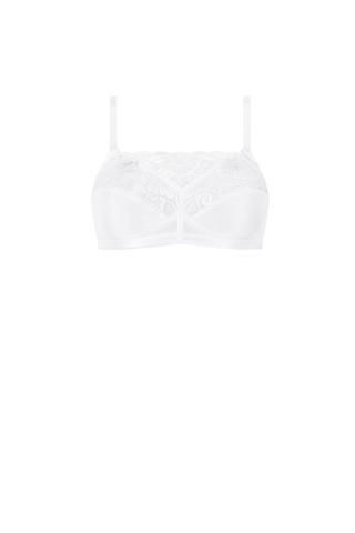 Thumbnail: Amoena Isabel Non Underwire Camisole Mastectomy Bra White 2118