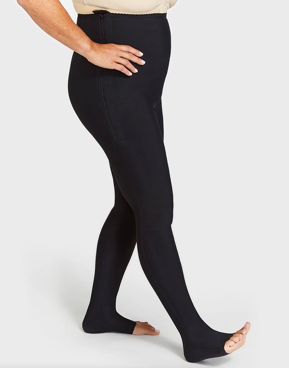 Thumbnail: Marena Lipedema Post Surgical Girdle With Flexfit Comfort Ankle™ | 17-20 MMHGI