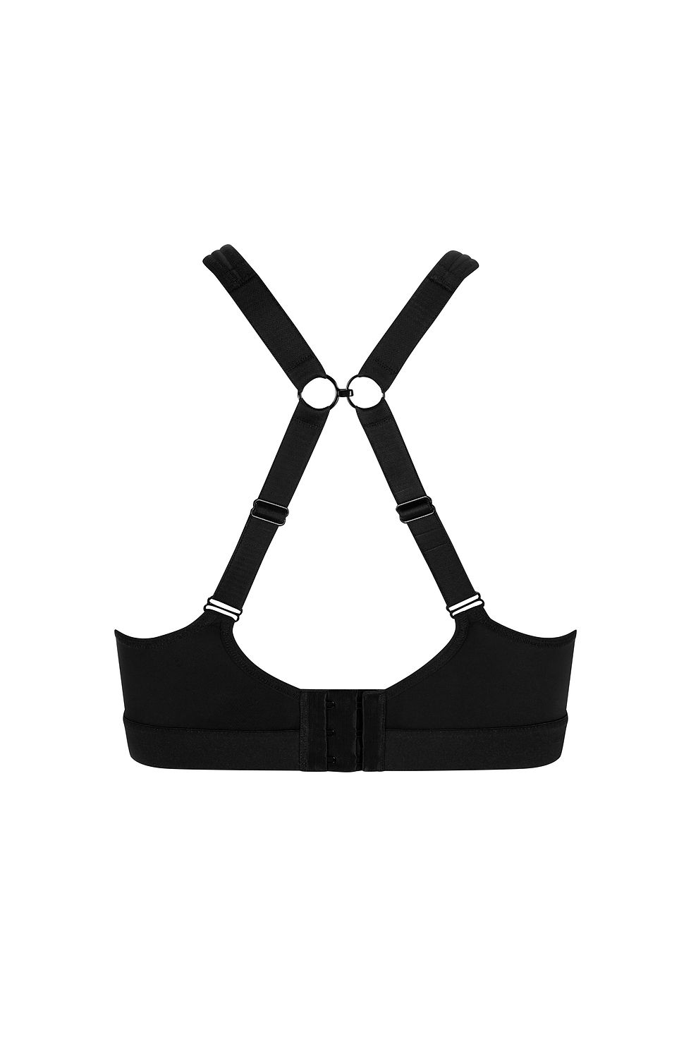Thumbnail: Amoena Jolie Non-Wired Mastectomy Sports Bra - Black / Grey