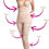 Thumbnail: Lipoelastic VB Comfort Post Surgical Compression Suit Ankle Length Black Only