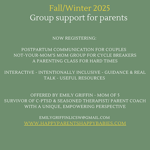 Virtual parenting classes and groups for new parents