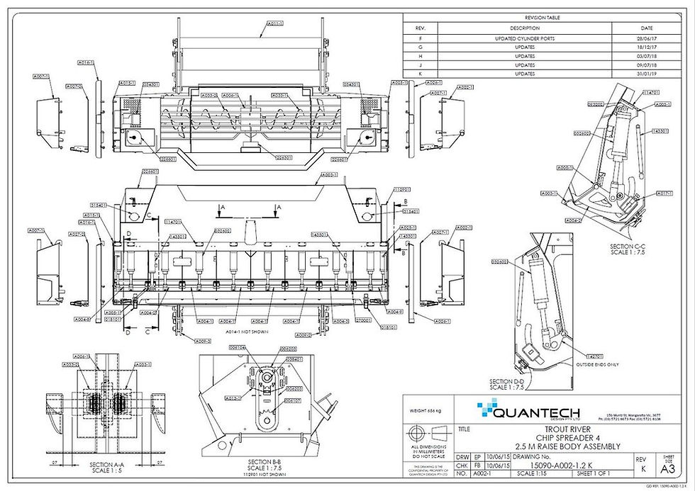 mechanical engineering for transport trucking trailer