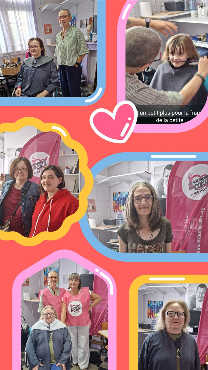 ❤️Atelier Coiffure aux Restos du Cœur de Nieppe❤️