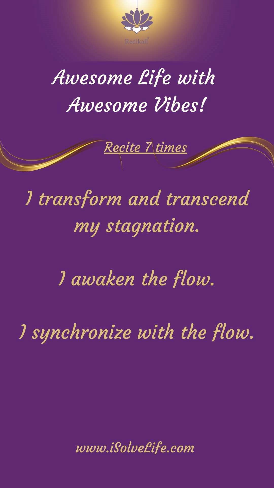 Redikall helps in synchronicity with the flow.